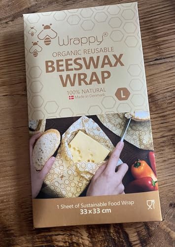 Wrappy - Envoltura de cera de abejas (tamaño grande)