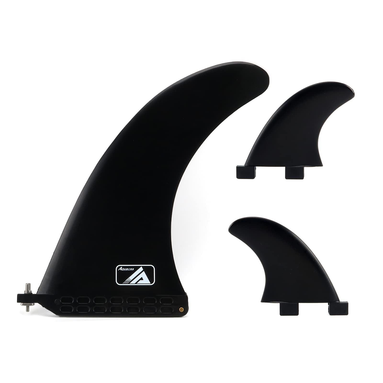 AQUBONA Aleta de surf 9"/8"/7.5" - Nylon reforzado con fibra de vidrio - Aleta central para tabla de surf SUP