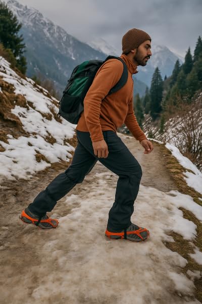 Image of Gipfel Alpine Fitted Gaiter for Hiking in Snow and rain, Climbing, Trekking, Waterproof Windproof Sandproof, with Secure Fasten Belt, Adjustable Hiking Gaiters, Lightweight (1 Pair)