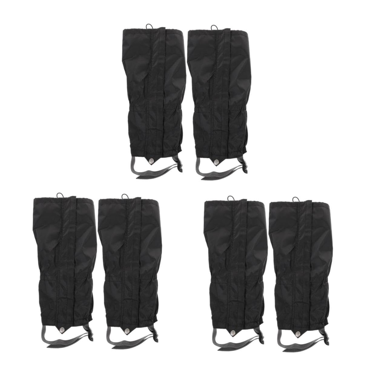 SUPVOX Jambières De Neige Trekking Accessoires Guêtres Randonnée Guêtres pour Hommes Bottes De Randonnée Coupe-Vent Manches De Jambe Résistantes À l'eau Black