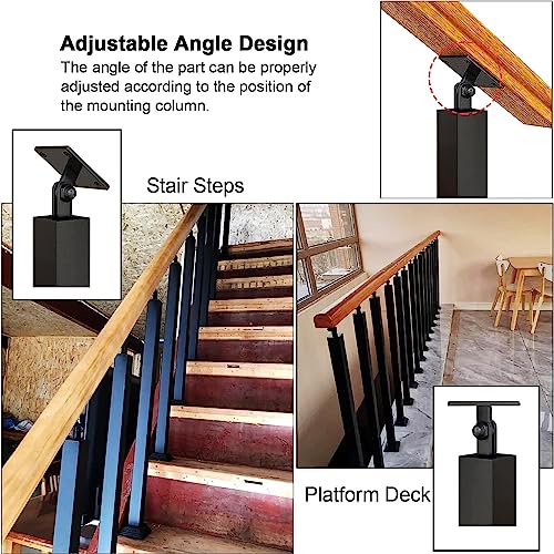 Barre de support de main courante pour rénover un escalier