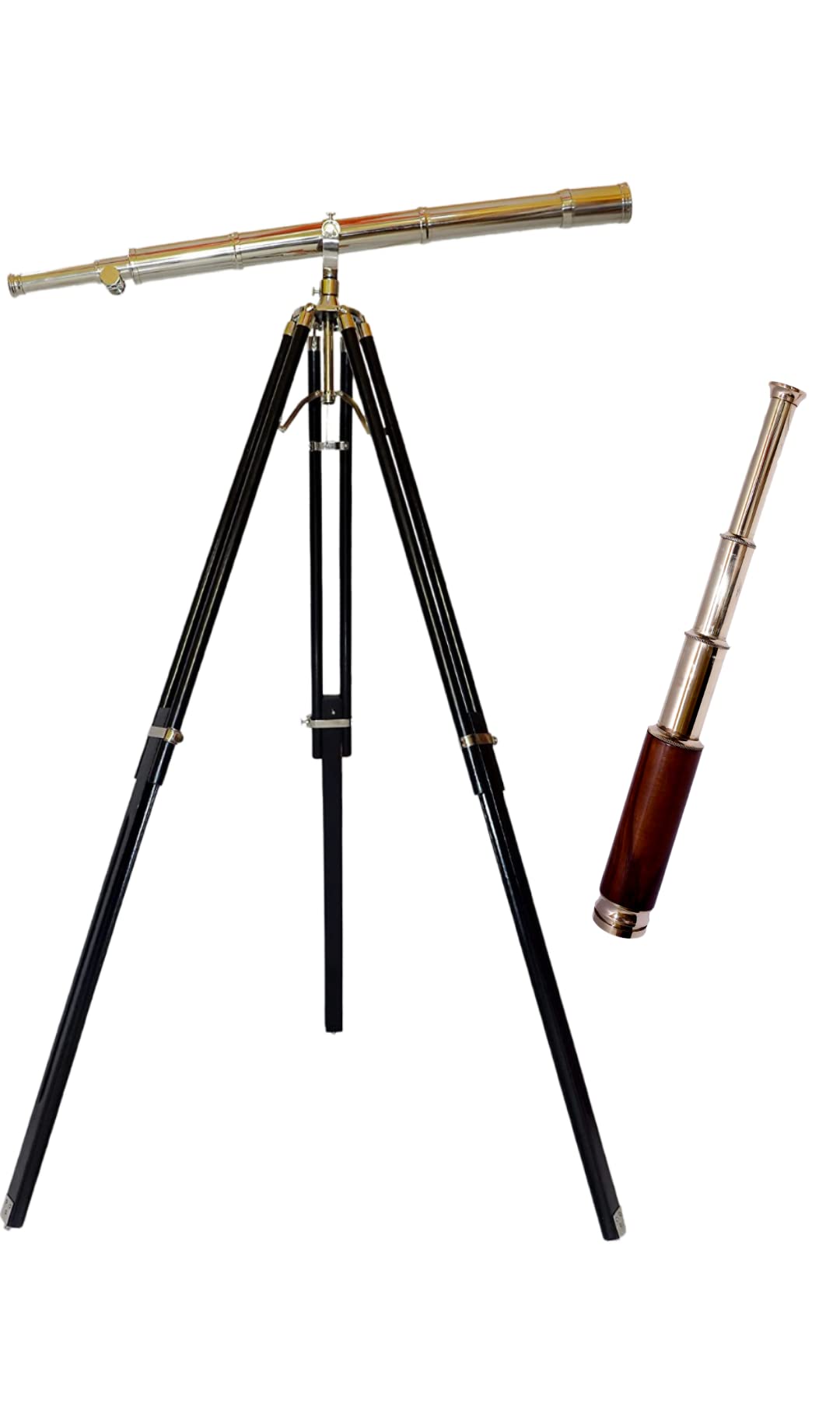 Nautical Single Barrel Nickel & Black 65