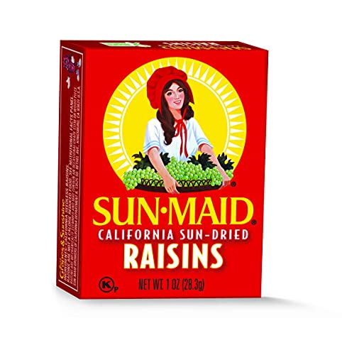Image of Sun-Maid California Sun-Dried Raisins - (24 Pack) 1 oz Snack-Size Box - Dried Fruit Snack for Lunches, Snacks, and Natural Sweeteners