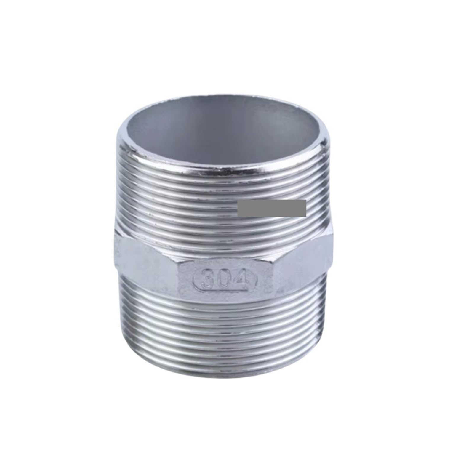 RUAJOGYNVM 1-1/2" BSP Thread 304 Stainless Steel Equal Diameter Double Head Male Thread Pipe Fittings RUAJOGYNVM