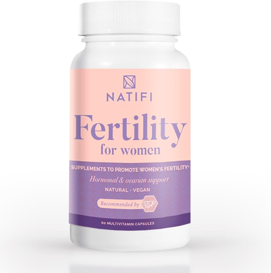 Natifi Natifi Conception Fertility Prenatal Vitamins Regulate Cycles, Balance Hormones, Aid Ovulation. Conception Multivitamin for Women. Healthier Pregnancy -60 Capsules- Folic Acid, Myo Inositol, Vitex.
