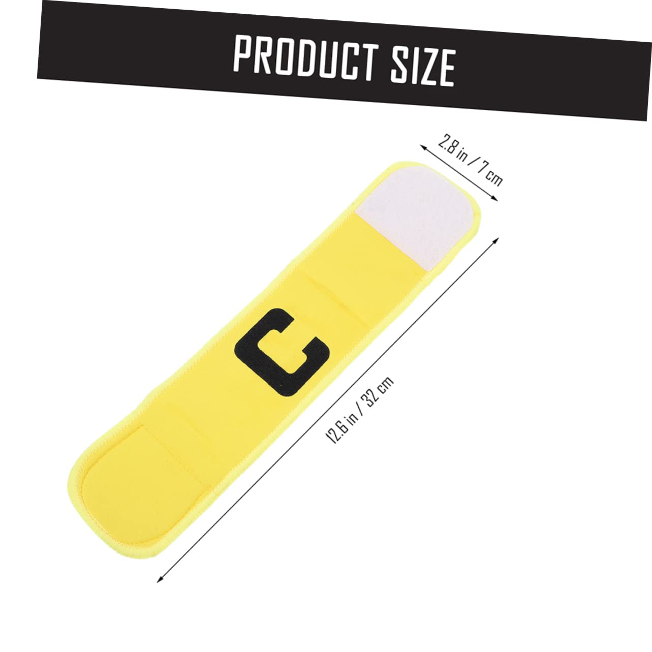 Kisangel 3pcs Soccer Captain Armbands Elastic Football Captain Bands Portable Arm Bands Bracelets for Sports Captain Armband Supply,Yellow