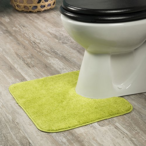Sealskin Doux Toilet Mat, Polyester, Lime, 45 x 1 x 50 cm