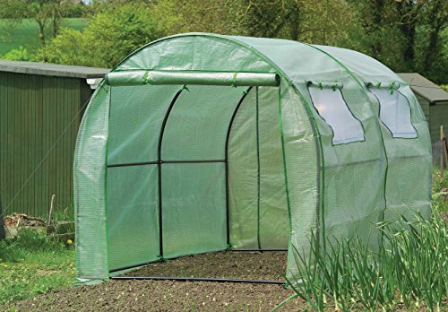 Gardman 7624 Poly-Tunnel with Reinforced Cover and Windows, 118.11" Long x 78.74" Wide x 74.80" High