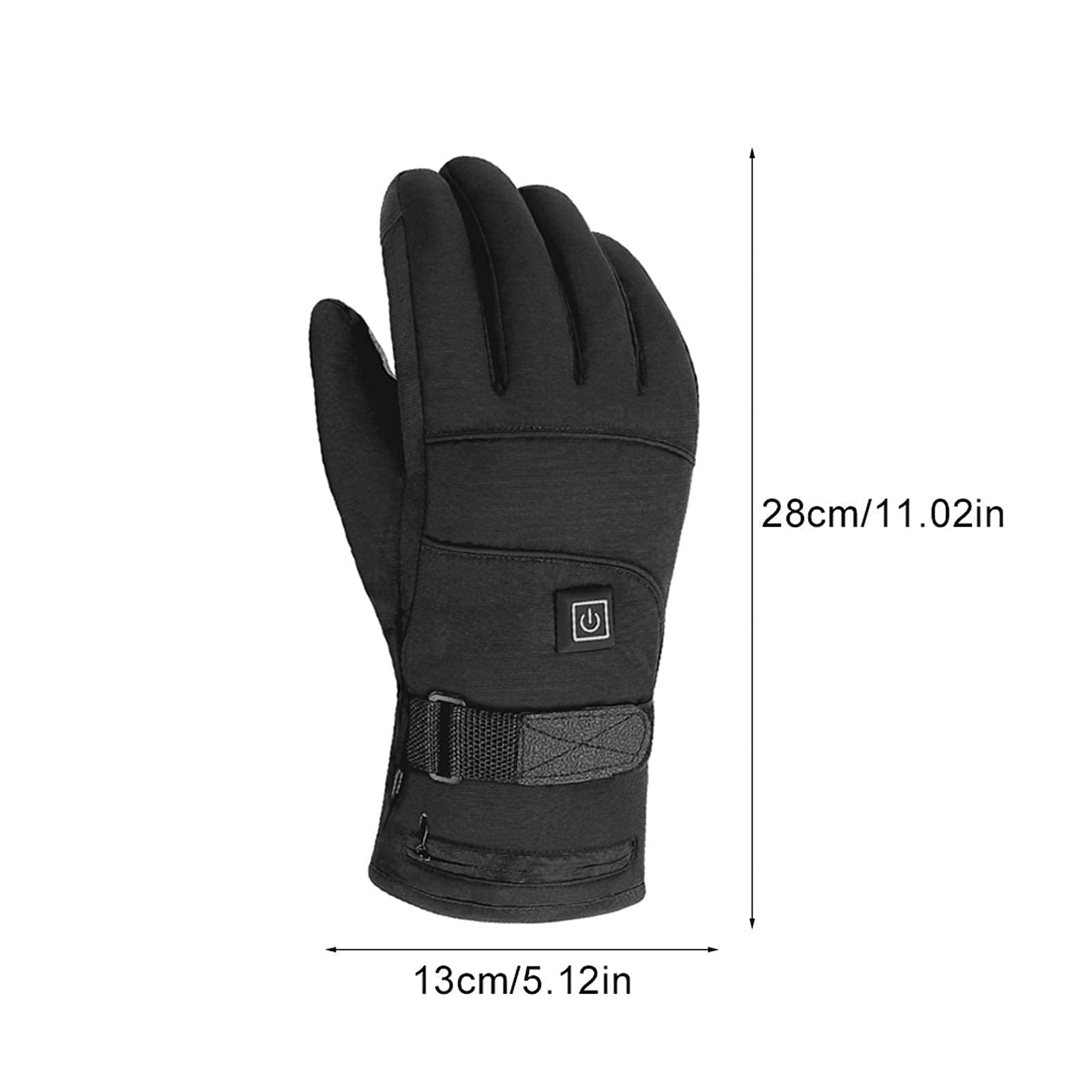 Guanti da Ciclismo Impermeabili Guanti da Bici da Montagna riscaldati Guanti da Sci riscaldati con Batteria elettrica Ricaricabile Calda