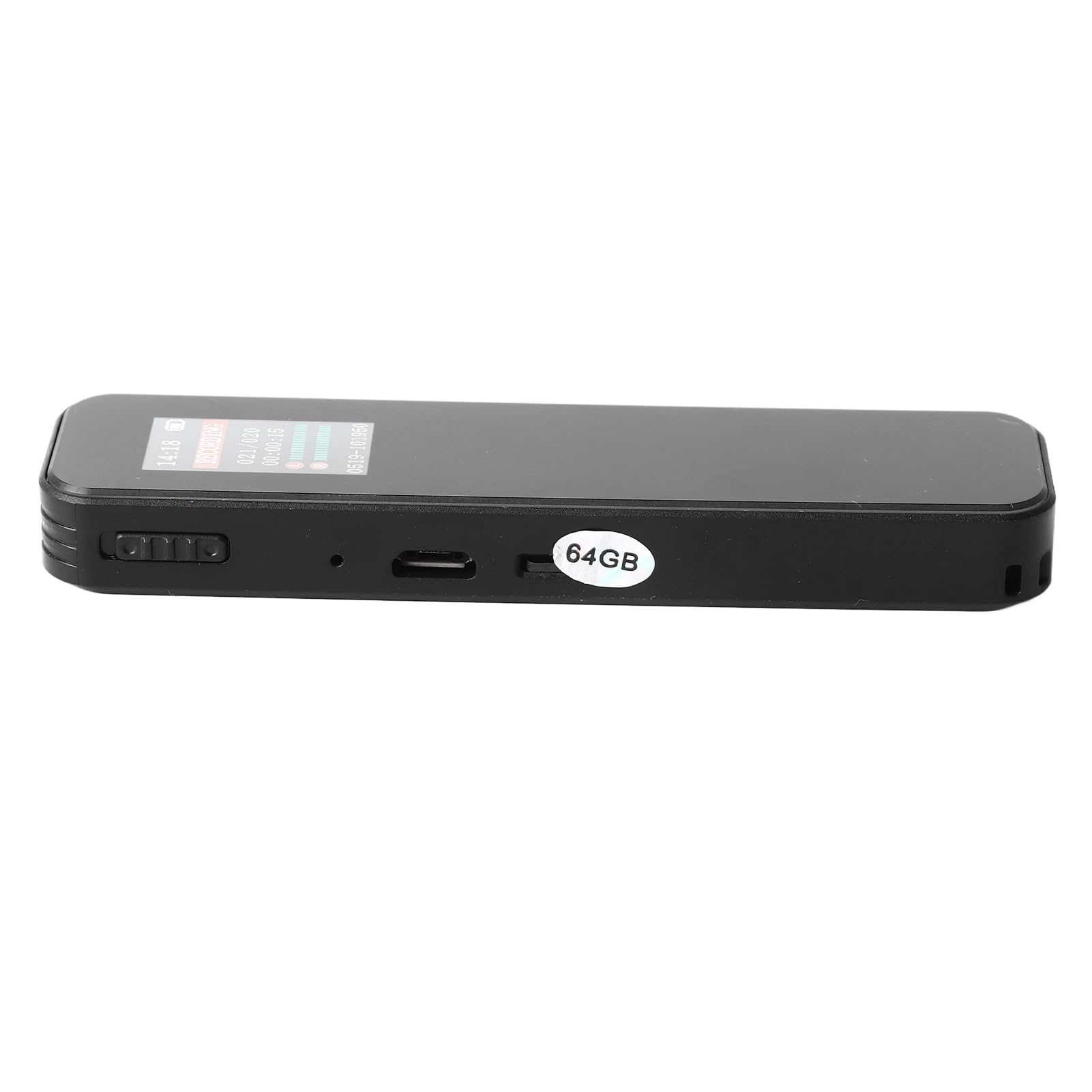 Registratore Vocale Digitale Registratore MP3 Portatile da 64 GB per Conferenze e Riunioni Design Leggero
