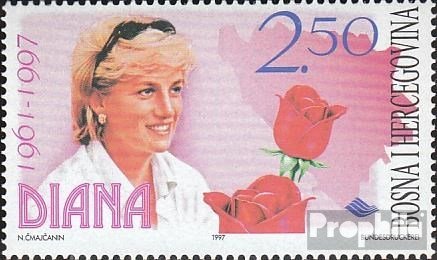 Prophila Briefmarke Rumänien 7267 – Kleinbogen Prinzessin Diana 2017, Postfrisch MNH