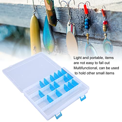 Caja de Pesca Transparente Portátil de Plástico 10x7x2in EVTSCAN con Bandeja Ajustable miniatura 5