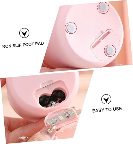 Miniatura 4 de Operitacx Sacapuntas eléctrico Sacapuntas de oficina Sacapuntas a pilas Sacapuntas para niños Sacapuntas comercial y estudiantil Sacapuntas Manual