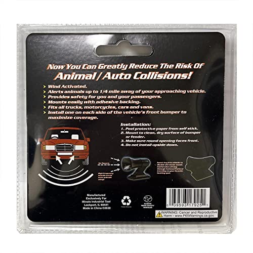 2 Packs De Silbatos Para Ciervos 4 Piezas Seguridad Vehicular miniatura 4
