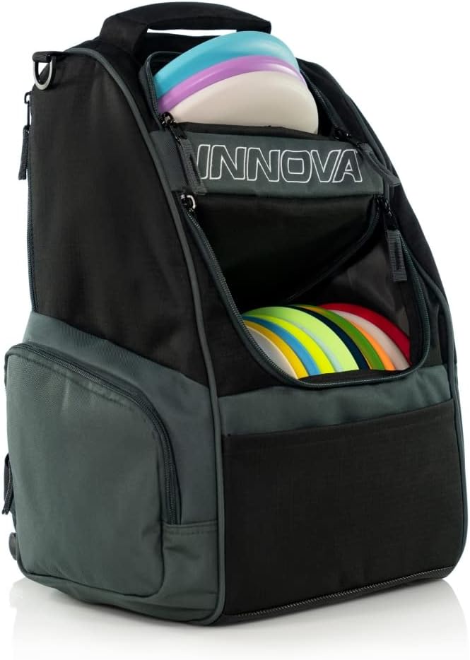 Innova Adventure Pack Backpack Disc Golf Bag - Black/Gray