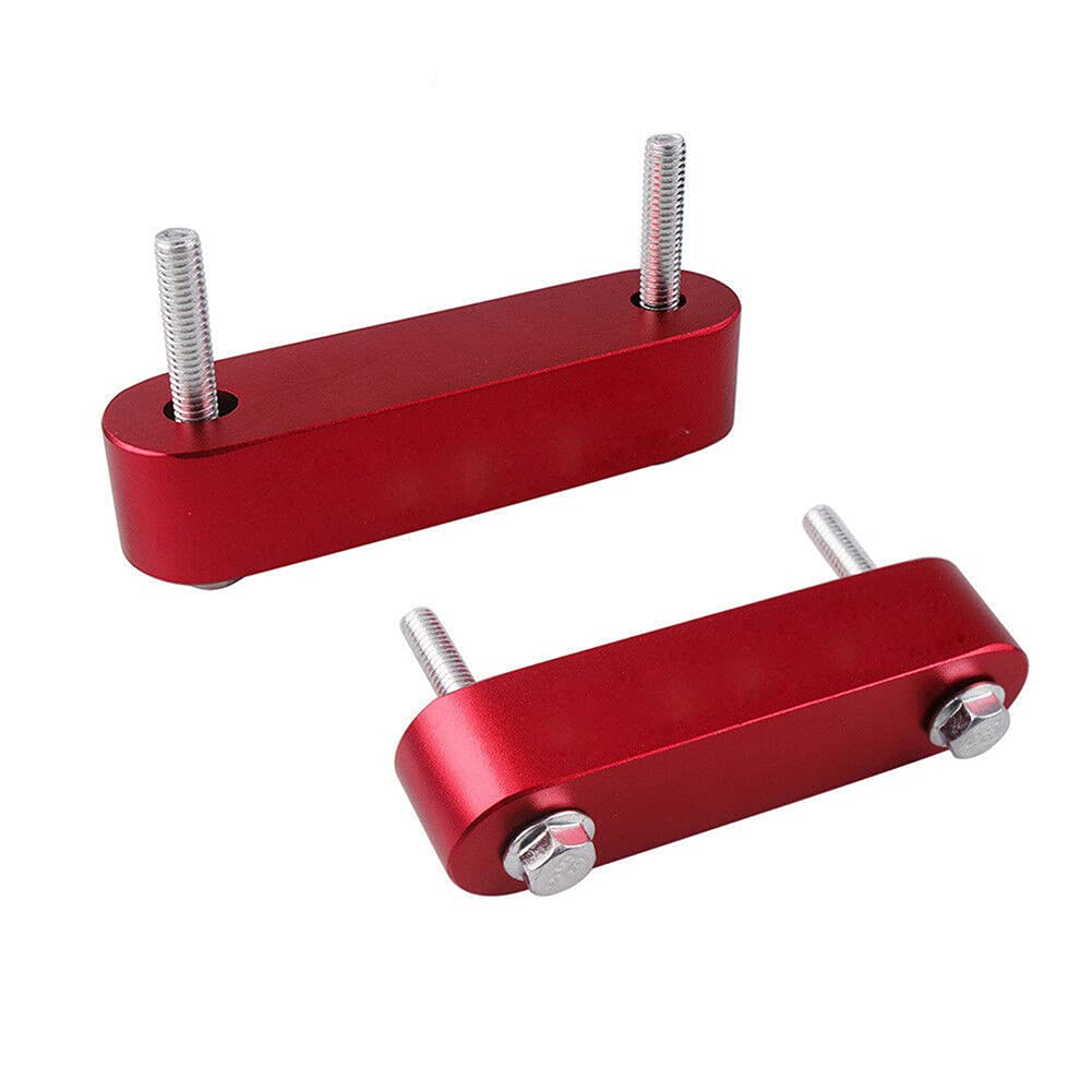 Asudaro Kit de rehausse de capot moteur, kit de rehausse de capot moteur JDM, kit d'extension de capot moteur pour évents de capot moteur en alliage d'aluminium
