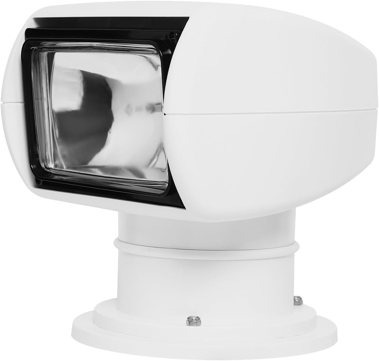 100W Boat Spotlight, Marine Spotlight Remote Control Search Light DC12V, Halogen Searching Light Spot Lights for Trucks, 360° Rotating Waterproof Searchlight for Yachts, Coast Guard, Marine Police