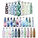 Botella de Agua de acero inoxidable sin BPA-350/500/750/1000 ml Botella Termica aisladas al vacío Botellas de doble pared reutilizable Mantiene bebidas 24h frías y 12h Calientes para Viaje, Deporte