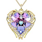 Halskette Damen Rosegold Schmuck Damen 45CM Kettenlänge Geschenke für Sie Frau Freundin Mama Weihnachten Valentinstag Party Jubiläum Geburtstag (C-Gold)