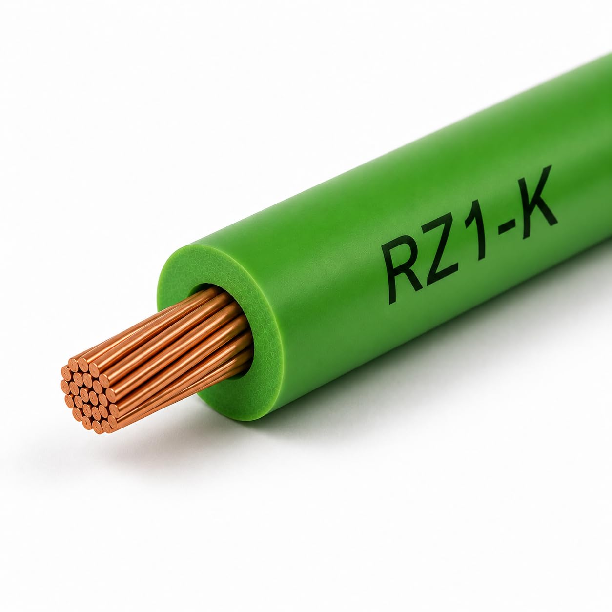 Cable RZ1-K 6mm ² (AS) 0.6/1kV 25m - Manguera RZ1-K Libre de Halógenos Exterior Verde - Instalación Eléctrica Interior Exterior