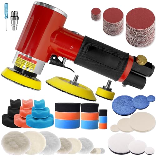 EUMAYES Mini Lijadora de Aire Orbital Aleatoria, 25/50/75 mm, Lijadora Pulidora...