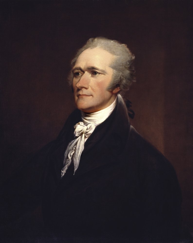 Painting of founding father Alexander Hamilton Poster Print by John ParrotStocktrek Images (11 x 17)