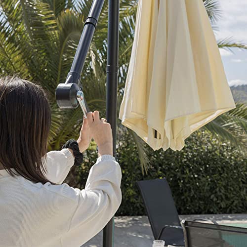 Baroni Home Ombrellone da Giardino Decentrato