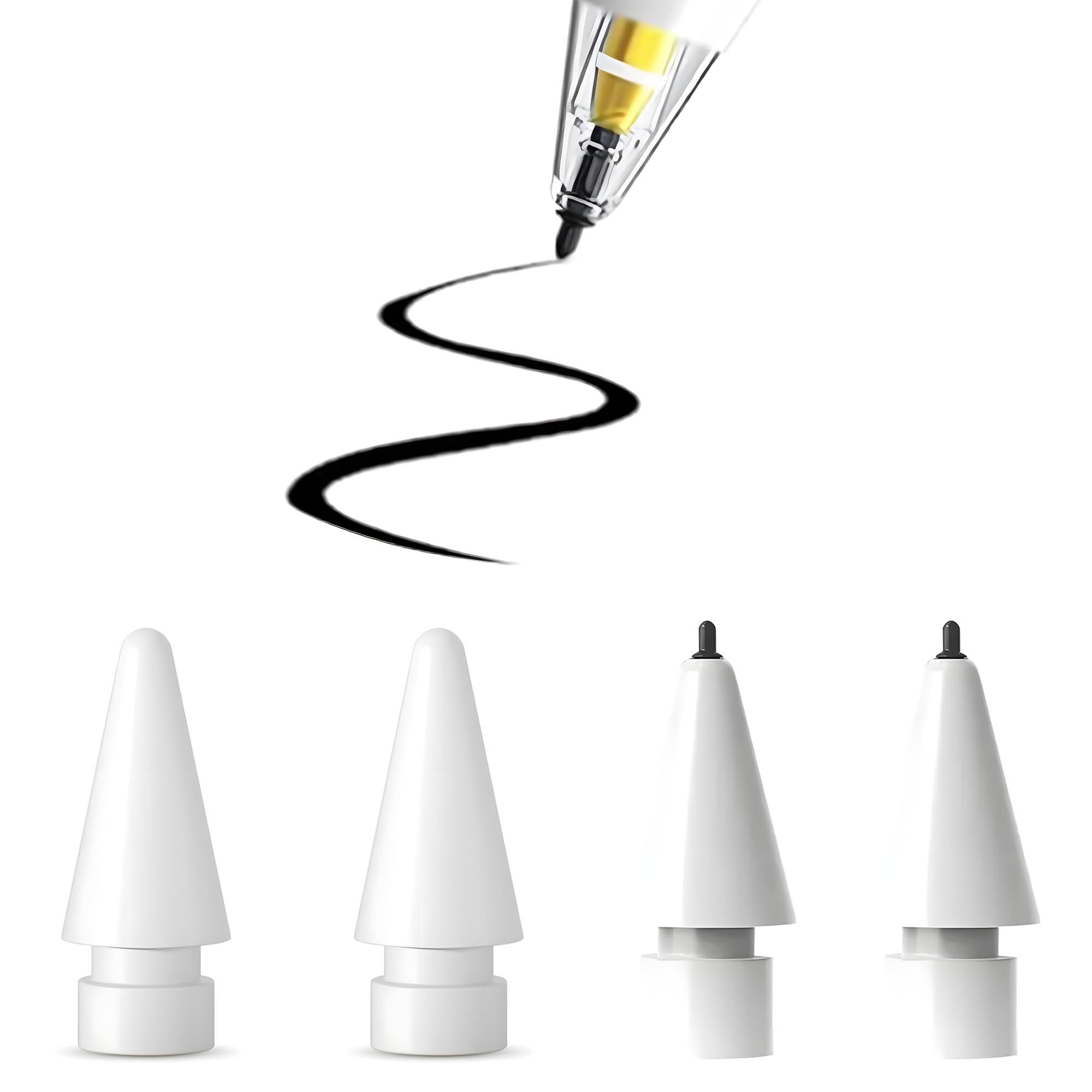 Amazon | JUNOVA for 2025 Apple Pencil交換用チップ Apple Pencil