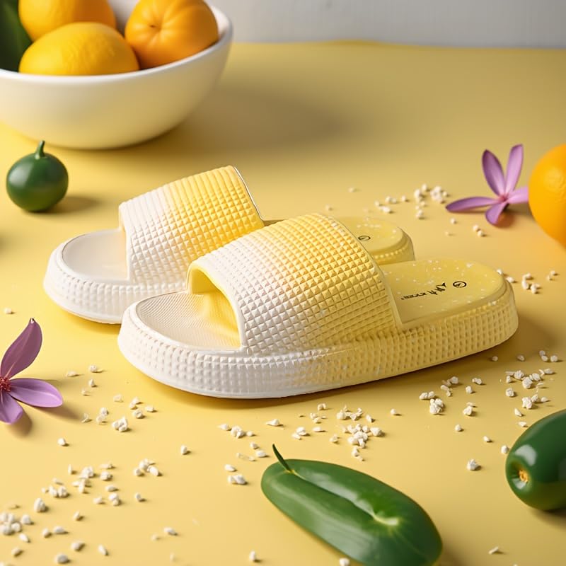 TMA EYES Women's shoes, unique gradient design, suitable for indoor and outdoor wear, fashionable home comfortable slippers3