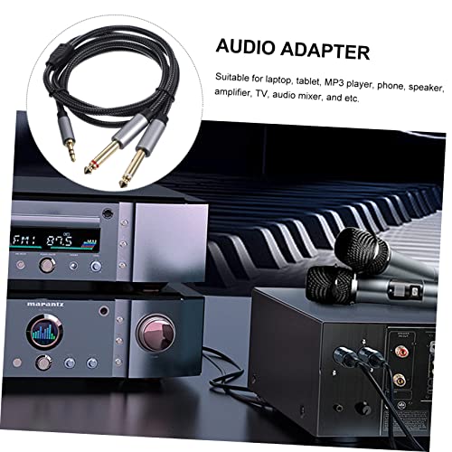 Cable divisor de audio estéreo Uonlytech con conector doble para sistemas de sonido y altavoces 7