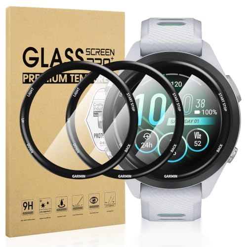 Diruite 3Pcs Protection Écran pour Garmin Forerunner 265S Screen Protection