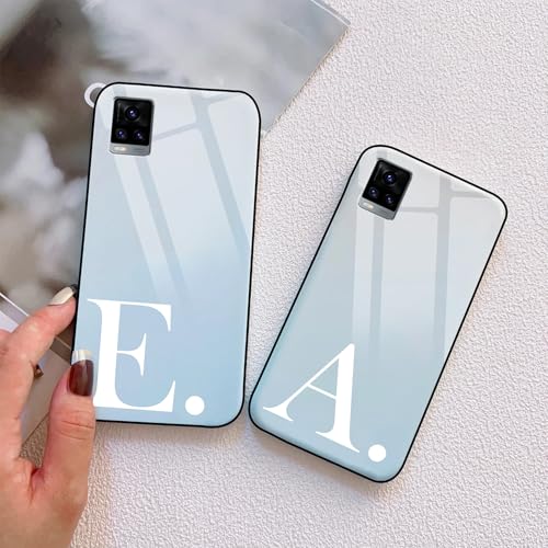 Image of COLORflow Back Cover Compatible with Vivo V20 | Ombre Color Customized | Shockproof TPU Bumper with Camera Protection Back Cover Compatible with Vivo V20