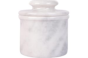 Timeless butter bell marble: The perfect companion for your countertop butter needs