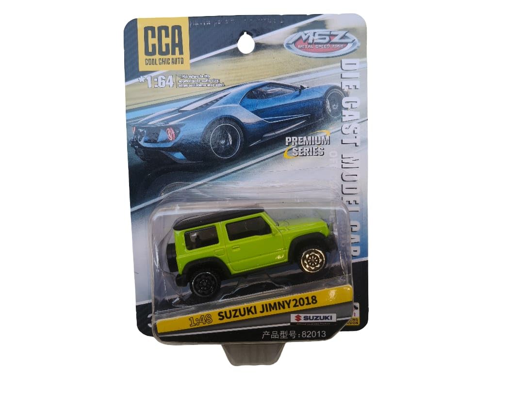 Suzuki Jimny 2018 Die Cast Model Car, 1:48 Scale, Green, Premium