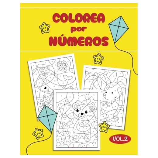Colorea por números libro de colorear para niños de 4 a 8 años: libro de pintar por número para niños (Libro para colorear para niñas y niños)
