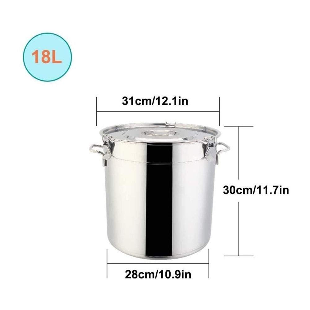 Vorratsgläser Klein Luftdichter Vorratsbehälter For Lebensmittel, Mehlbehälter, Großer Edelstahl-Dickreiskanister For Die Küche Mit Deckel, Speisekammer, Organisation Und Aufbewahrung For Mehl, Snacks