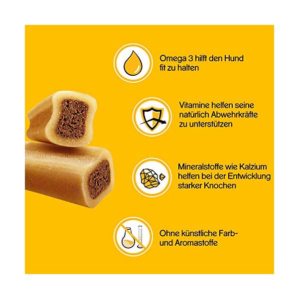 Pedigree Riesenknochen Maxi – Hundeleckerli mit Rind – Ideal als Belohnung für große Hunde – 12 x 210g im Multipack mit je 1 Knochen – Bild 5