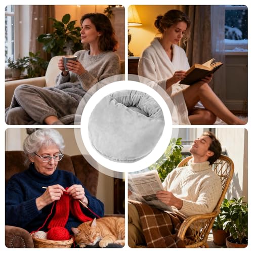 Arrovarp Calentador de pies eléctrico, 3 modos de calor, calentador de pies con temporizador de apagado automático, calentador de pies de calentamiento rápido, calentadores de pies debajo del - imagen 5