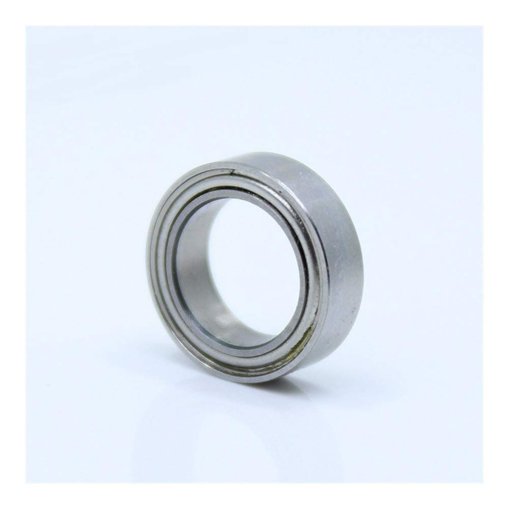ZBJGBUIA SMR128ZZ Miniature Deep Groove Ball Bearing ABEC-1 Stainless Steel Bearings Shielded SMR128Z SMR128 Z ZZ 8 * 12 3.5 mm