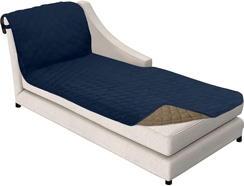 Vista 310 de Sofa Shield Funda de sofá con correa, reversible, resistente a las manchas y al desgarro, funda acolchada de microfibra, lavables, asiento de 78