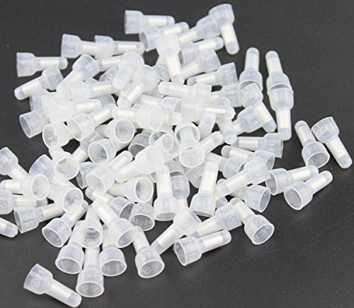 Image of Transparent CE2 Protective Closed End Wire Crimp Cable Connector Caps Pack (300)