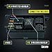 House of Relays Hybrid Universal 12V Relay Box, 5Pin JD1914 40A & 4Pin RTT7121 12A Relay, Waterproof Fuse Box for Car Truck Marine Boat