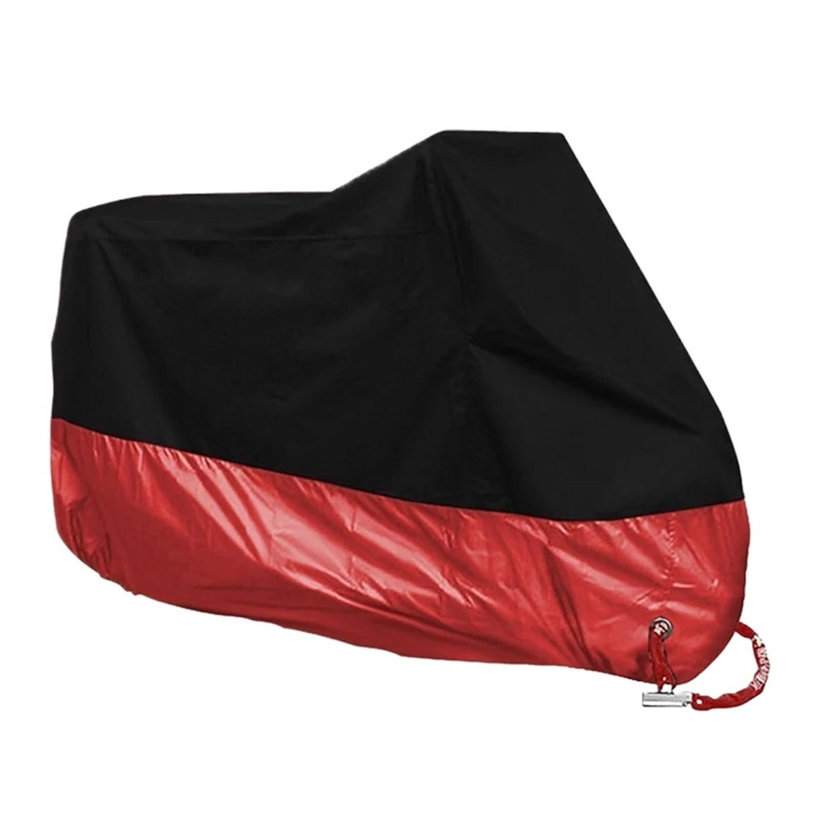 bike cover Motorcycle Cover Funda Rain Waterproof Dustproof UV Protective Coat Indoor Outdoor Motorbike Scooter for Travel Camping Transportation(Red,4XL for 2301-2600mm)