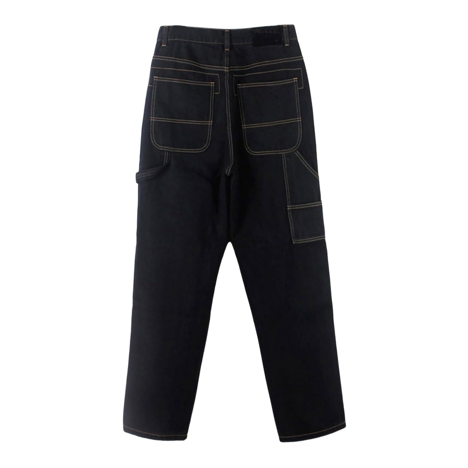 Pantalones Vaqueros de Estilo Urbano Hip Hop para Skate y Baile Callejero con Corte Holgado y Cómodo