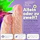 Doppel Dildo mit Saugnapf – Realistischer Dildo für Frauen & Männer – Sexspielzeug aus Silikon – Zwei Penisse mit Adern & Eichel – Dildo schwarz – Anal & Vaginal – 21,5 cm – Dildo Saugnapf – Sextoy