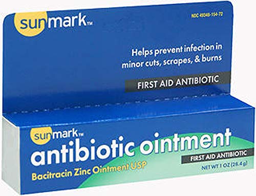 Sunmark First-Aid Antibiotic Ointment, 1 oz by Sunmark (Pack of 2)