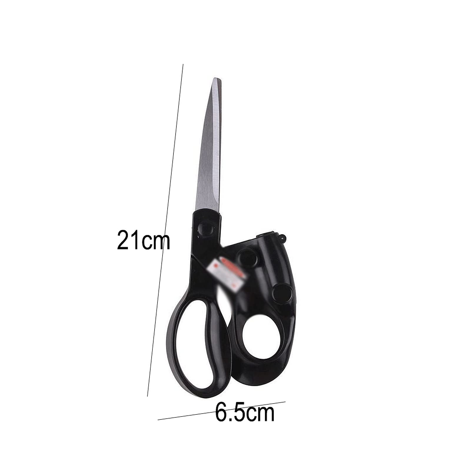 Tijeras de cocina, tijeras profesionales guiadas por láser para manualidades caseras, regalos, costura de tela, corte recto, tijera rápida