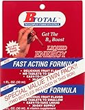 Sublingual BTotal Liquid Energy Twin Pack Vitamin Supplement, 1 Ounces (Pack of 3)