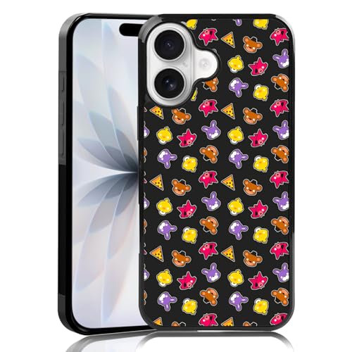 MMYAJT Cute Cartoon Bear and Foxy Phone Case Fit for iPhone 17, TPU Shockproof Protective iPhone Case FNAF Five Nights Phone Cover Gift for Boy Girl Men Women
