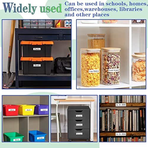 Self Adhesive Label Holders, Elemguly 50Pcs Shelf Tag Label Holders With Paper Label Inserts Plastic Price Tag Holders Clear Shelf Label Clips (3.94 X 1.18 Inch) #TOP4